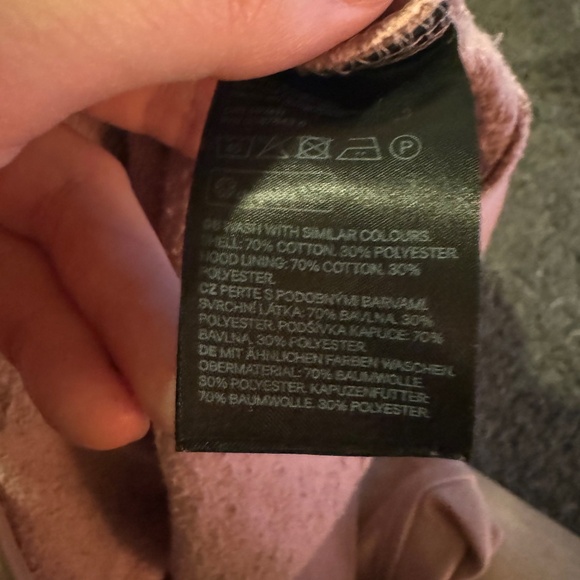 Mens H&M Mauve Hoodie - Picture 4 of 4